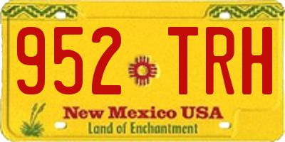 NM license plate 952TRH