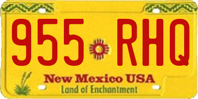 NM license plate 955RHQ