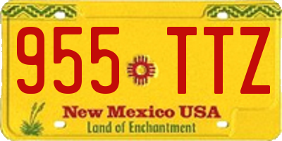 NM license plate 955TTZ