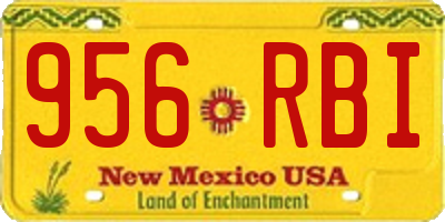 NM license plate 956RBI