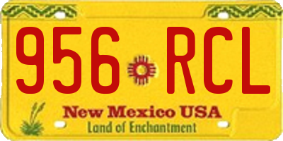 NM license plate 956RCL