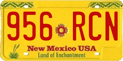 NM license plate 956RCN