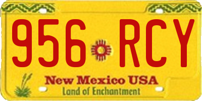 NM license plate 956RCY