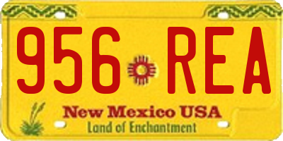 NM license plate 956REA