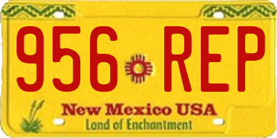 NM license plate 956REP