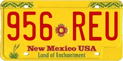 NM license plate 956REU