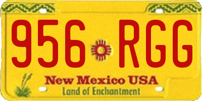 NM license plate 956RGG