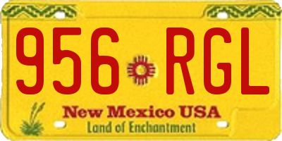 NM license plate 956RGL