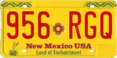 NM license plate 956RGQ