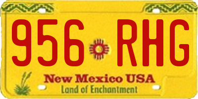 NM license plate 956RHG