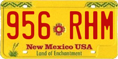 NM license plate 956RHM