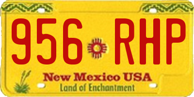 NM license plate 956RHP