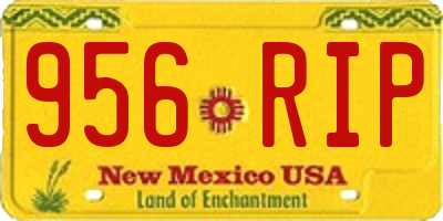 NM license plate 956RIP
