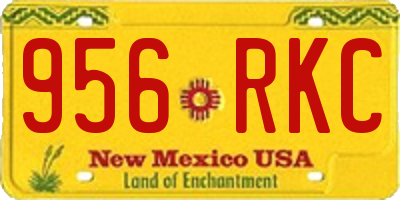 NM license plate 956RKC