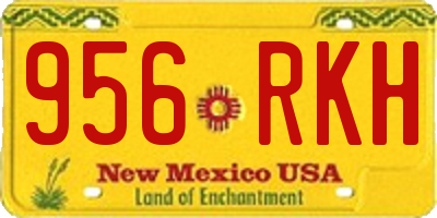 NM license plate 956RKH