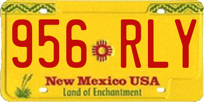 NM license plate 956RLY