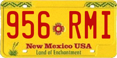 NM license plate 956RMI