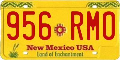 NM license plate 956RMO