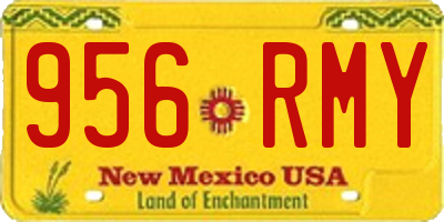 NM license plate 956RMY