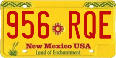 NM license plate 956RQE
