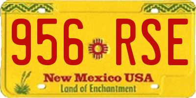 NM license plate 956RSE