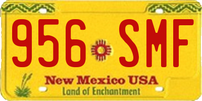 NM license plate 956SMF