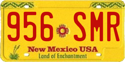 NM license plate 956SMR