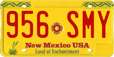 NM license plate 956SMY