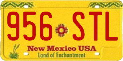 NM license plate 956STL