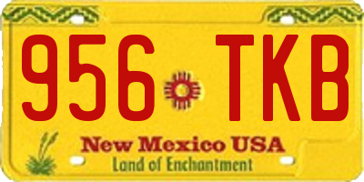 NM license plate 956TKB