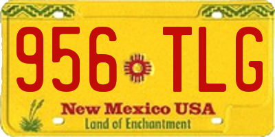 NM license plate 956TLG