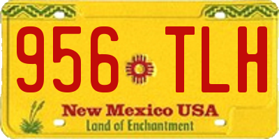 NM license plate 956TLH