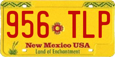 NM license plate 956TLP