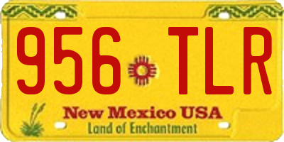 NM license plate 956TLR