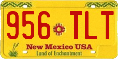 NM license plate 956TLT