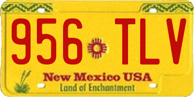 NM license plate 956TLV
