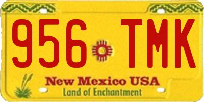NM license plate 956TMK