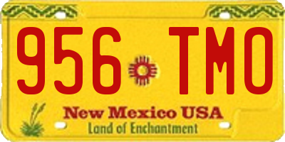 NM license plate 956TMO