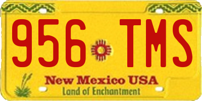 NM license plate 956TMS
