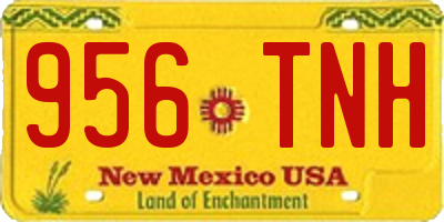 NM license plate 956TNH