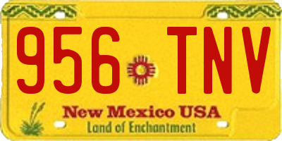 NM license plate 956TNV