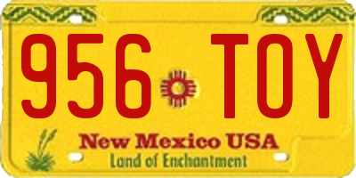 NM license plate 956TOY