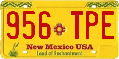 NM license plate 956TPE