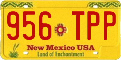 NM license plate 956TPP