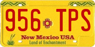 NM license plate 956TPS