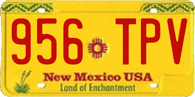 NM license plate 956TPV