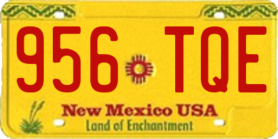 NM license plate 956TQE