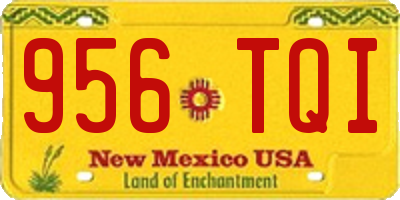 NM license plate 956TQI