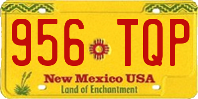 NM license plate 956TQP