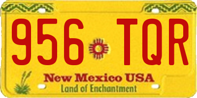 NM license plate 956TQR